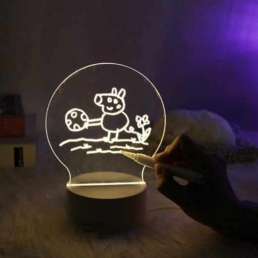 Acrylic Night Light Message Writing Board