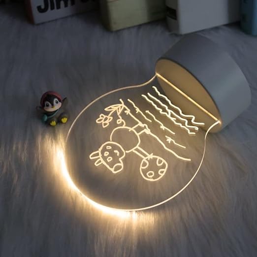 Acrylic Night Light Message Writing Board